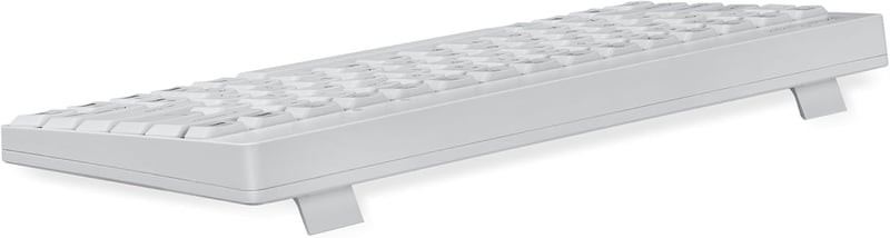 Perixx PERIDUO-712 Vezeték Nélküli Mini Billentyűzet és Egér Szett - Fehér - 2.4G Technológia - 1000 DPI Optikai Egér - Kerek Billentyűk - P