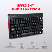 Perixx Periduo-712 Wireless Billentyűzet és Egér Szett QWERTZ Fekete 2