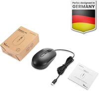 Perixx PERIMICE-222CB2 USB-C Vezetékes Egér Laptophoz Csendes Kattintás Fekete 7