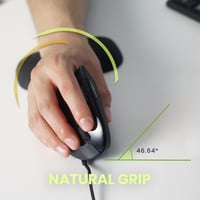Perixx PERIMICE-513 Ergonomikus Függőleges Egér Jobbkezes 1000/1600 DPI 5