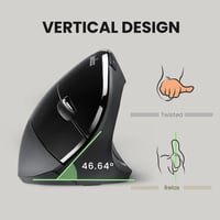 Perixx PERIMICE-713 Ergonomikus Vezeték Nélküli Egér Jobbkezes RSI - Wireless 6
