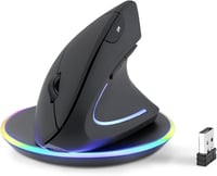 Perixx PERIMICE-713RX Vezeték nélküli ergonomikus függőleges egér töltőállomással - Wireless, rechargeable with charging pad 1