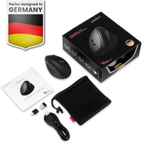 Mouse ergonomic vertical wireless Perixx PERIMICE-819B Bluetooth, negru 6