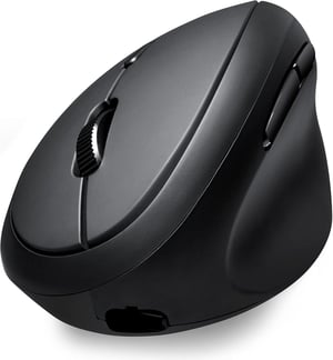 Perixx PERIMICE-819B Bluetooth vertikalni miš, 3-u-1, kompaktan - crni