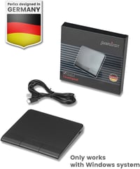 Perixx PERIPAD-706 Wireless Bluetooth Touchpad USB-C, Nagy 13,5x11,6cm Fekete 9