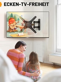 Suport TV de perete Perlegear, rotativ și înclinabil, pentru ecrane plate și curbate de 26-50 inchi, max. 25 kg, VESA 300x300 7