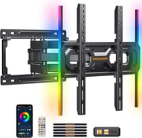 Perlegear PGMF20 TV fali tartó LED világítással 26-65 colos tévéhez, 45 kg terhelhetőség 8