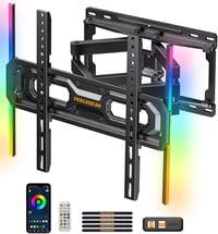 Perlegear PGMF20 TV fali tartó LED világítással 26-65 colos tévéhez, 45 kg terhelhetőség 1