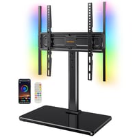 Univerzálny TV stojan Perlegear PGTVS49B s LED osvetlením pre televízory s uhlopriečkou 24-60 palcov 9