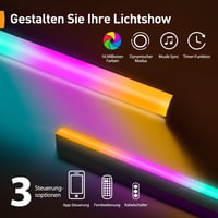Univerzálny TV stojan Perlegear PGTVS49B s LED osvetlením pre televízory s uhlopriečkou 24-60 palcov 3