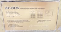 Perlegear TV állvány 30-70 colos tévéhez, dönthető, forgó, magasságállítható polccal 10