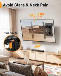 Perlegear TV fali konzol 23-70 colos, 50 kg-ig, állítható magasság, gyors döntés, 55 colos forgatható, max VESA 400x400 4