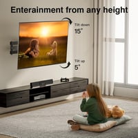 Perlegear TV fali tartó 10-35" tévéhez, dönthető és forgatható, max 20 kg 5