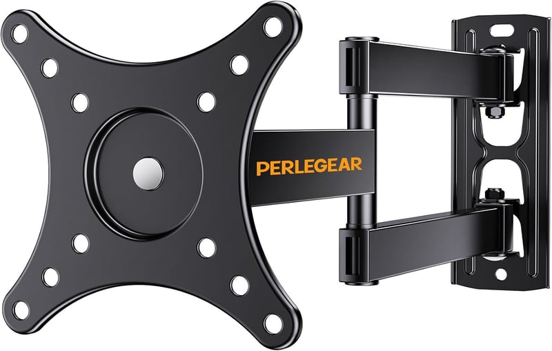Perlegear TV fali tartó 10-35" tévéhez, dönthető és forgatható, max 20 kg