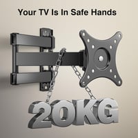 Perlegear TV fali tartó 10-35" tévéhez, dönthető és forgatható, max 20 kg 3