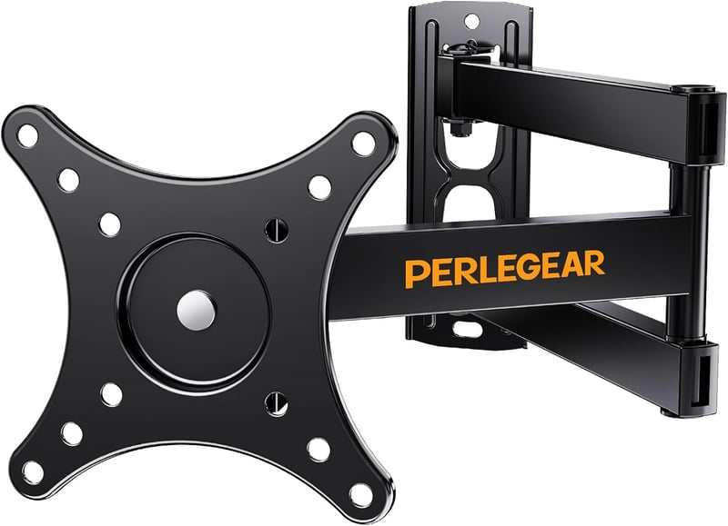Perlegear TV fali tartó 10-35" tévéhez, dönthető és forgatható, max 20 kg