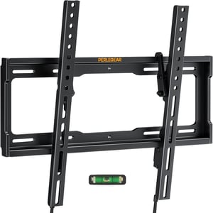 Suport de perete Perlegear pentru TV, 26-55 inch, televizoare plate și curbate, capacitate de încărcare 60 kg, compatibil VESA 400x400 mm pentru monitoare