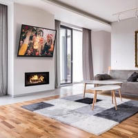 Perlegear TV Fali Tartó 26-55 Colos Lapos és Ívelt Televíziókhoz, 60 kg Teherbírás, VESA 400x400 mm Kompatibilis Monitorokhoz 6