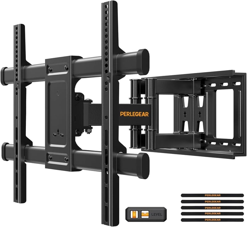 Perlegear TV fali tartó 37-70" dönthető forgatható VESA 600x400 60kg