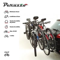 Peruzzo PE 667/4 Arezzo stražnji nosač bicikala za auto za 4 bicikla sivi 2