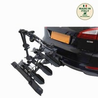 Nosič bicyklov na ťažné zariadenie Peruzzo Pure Instinct 708/3 pre 3 bicykle, kompatibilný s Fat Bike, sklopný, uzamykateľný káblom Antilop, skladací, čierny 2