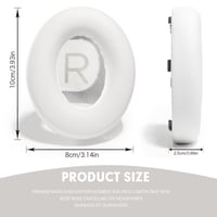 Perne de schimb PESLNG pentru căști Bose Noise Cancelling 700 (NC700) - piele proteică albă 4
