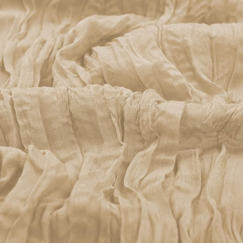 Pesonlook 2db Cheesecloth Asztali Futó 90x300cm Világosbarna Rustic Boho Esküvő Születésnap - 2Pack, Light Brown