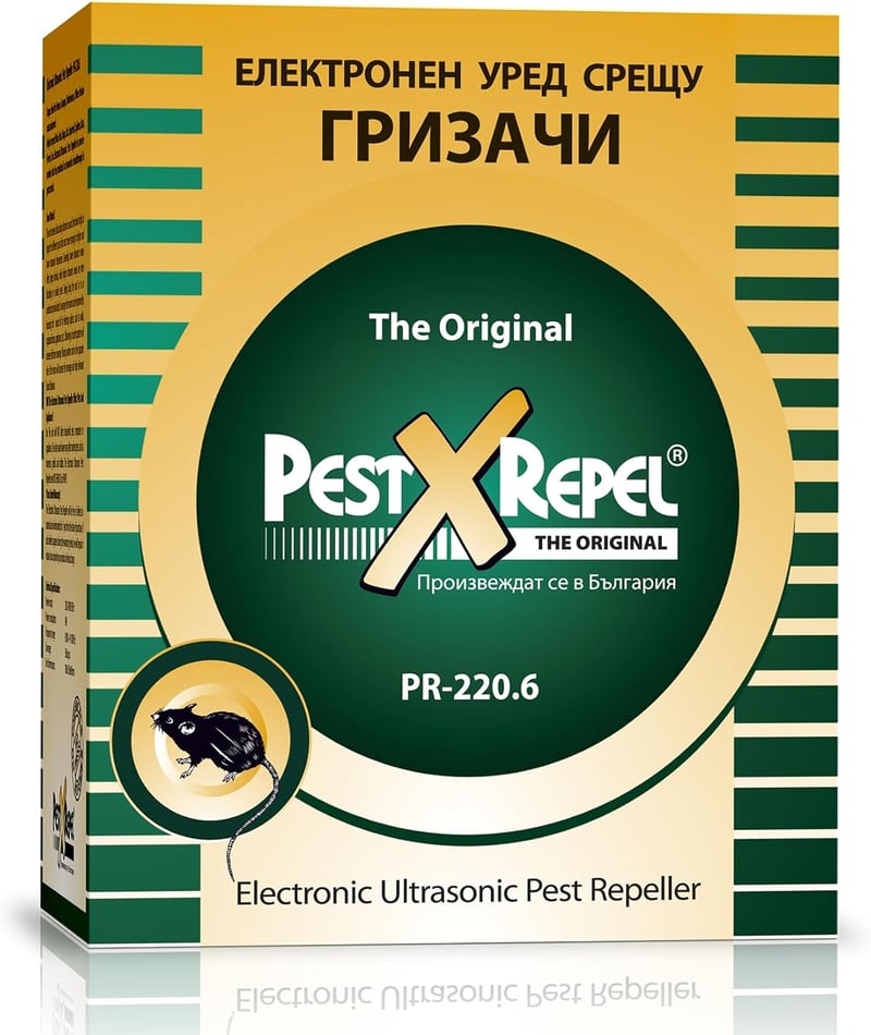 Pest-X-Repel Ultrahangos Egér és Patkány Riasztó Nagyobb Helyiségekhez