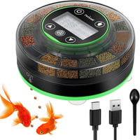 Automatické kŕmidlo pre ryby Petbank do akvária – USB napájanie, časovač, LCD displej a dizajn odolný proti vlhkosti 1