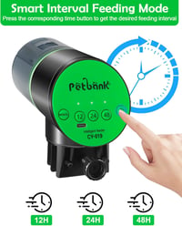 Petbank Automata Haletetõ 200ml USB-C Töltéssel Akváriumhoz Zöld 2