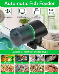Petbank Automata Haletetõ USB-C Töltéssel 200ml Akvárium Halak Etetéséhez 2