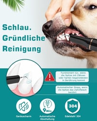 Petbank Ultrahangos Fogkefe Kutyáknak és Macskáknak, 5 Mód, 4 Fej - Black 2