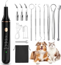 Petbank Ultrahangos Fogkefe Kutyáknak és Macskáknak, 5 Mód, 4 Fej - Black 1