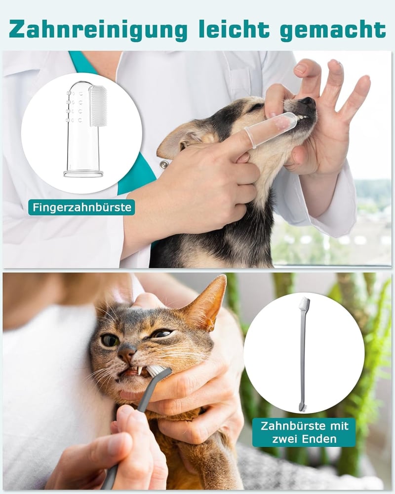 Petbank Ultrahangos Fogkefe Kutyáknak és Macskáknak, 5 Mód, 4 Fej - Black
