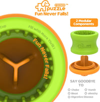PETFUTURE Interaktív kutyajáték puzzle jutalomadagolóval nagy és közepes kutyáknak 3