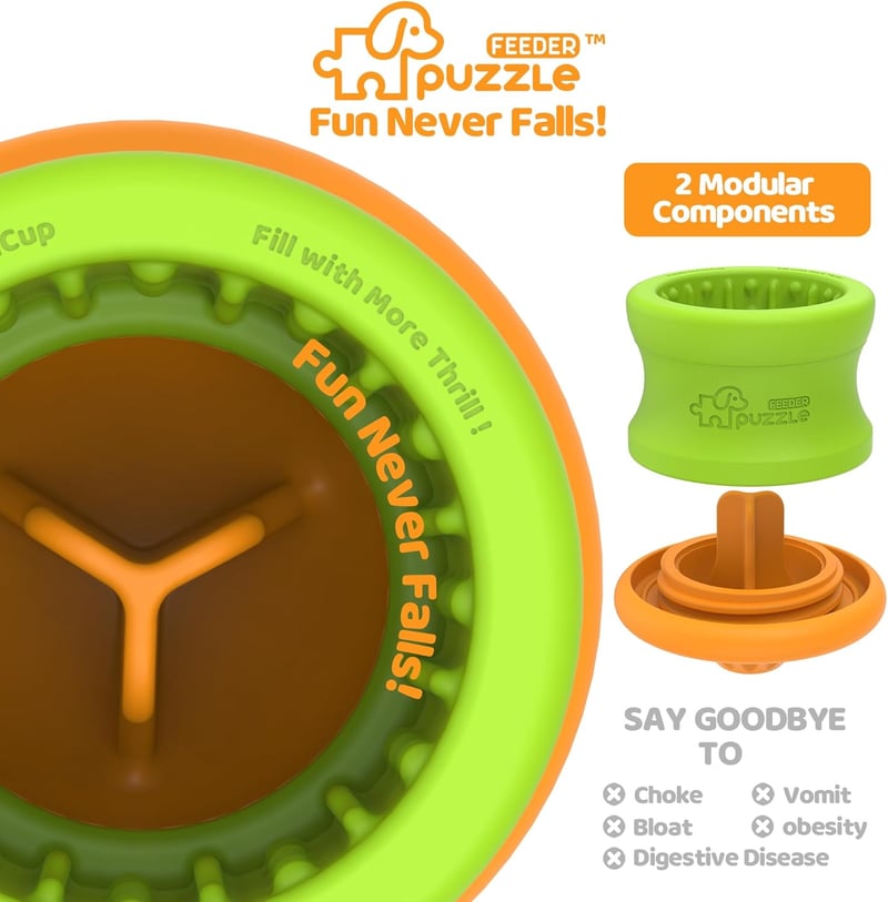 PETFUTURE Interaktív kutyajáték puzzle jutalomadagolóval nagy és közepes kutyáknak