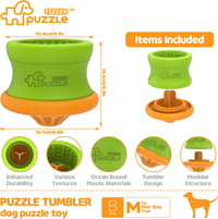 PETFUTURE Interaktív kutyajáték puzzle jutalomadagolóval nagy és közepes kutyáknak 2