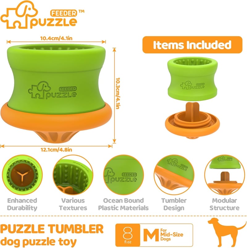 PETFUTURE Interaktív kutyajáték puzzle jutalomadagolóval nagy és közepes kutyáknak