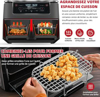 PETHREE Ninja AF400EU AF300EU légsütő kiegészítő készlet - 9 db, szilikon, BPA-mentes, 7,6–9,5 L 6