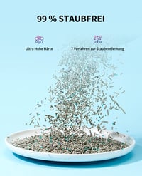 PETKIT 5 v 1 zmiešané stelivo pre mačky, splachovateľné, dezodoračné, s aktívnym uhlím, vysoko absorpčné a rýchloschnúce tofu stelivo (4 balenia) 4