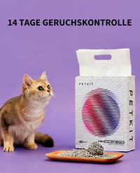 PETKIT 5 v 1 zmiešané stelivo pre mačky, splachovateľné, dezodoračné, s aktívnym uhlím, vysoko absorpčné a rýchloschnúce tofu stelivo (4 balenia) 2