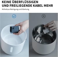 PETKIT Automata Okos Ivókút Macskáknak és Kutyáknak - 2L Vízszintjelzővel, Vezeték Nélküli Szivattyúval, Applikációval Vezérelhető, Ultra Cs 3