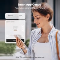 Hrănitor automat pentru pisici și câini PETLIBRO 5L cu Wi-Fi 5G și 2.4G, control prin aplicație, senzor de nivel scăzut al hranei, 1-10 mese pe zi și funcție de înregistrare vocală 8