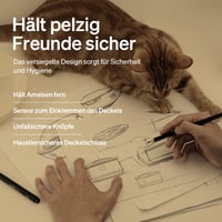 Hrănitor Automat pentru Pisici PETLIBRO pentru Hrană Umedă, cu Răcire prin Semiconductori și Conexiune WLAN 7