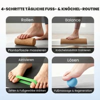 PetPog Prírodná korková balančná doska s pologuľami a valcom – Tréner na posilnenie chodidiel a členkov pre dospelých – Fyzioterapia a domáca rehabilitácia 3