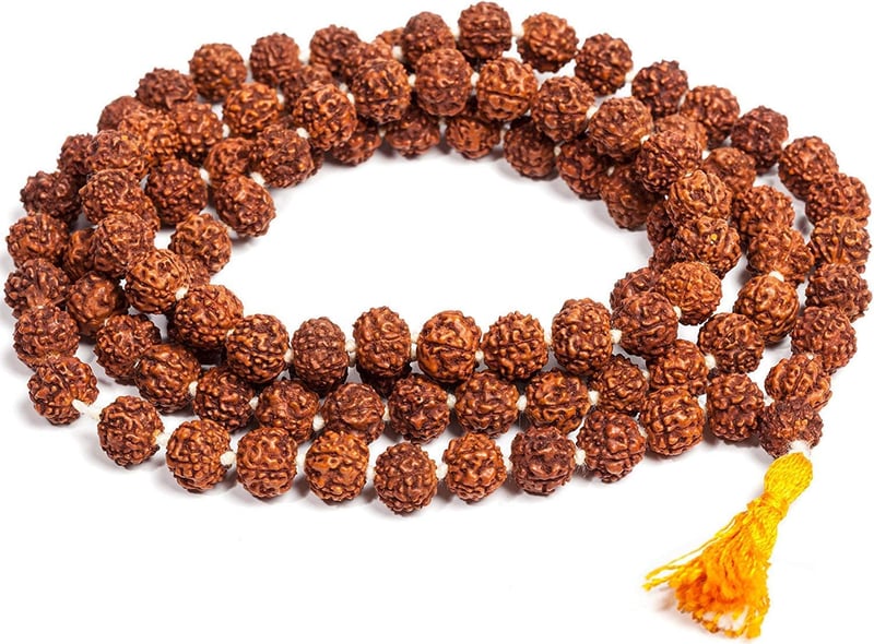 Petrichor Eredeti Rudraksha Mála 9-10 mm Tanúsítvánnyal
