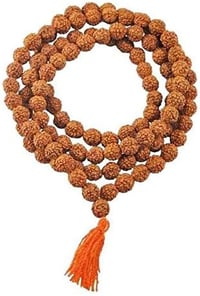 Petrichor Eredeti Rudraksha Mála 9-10 mm Tanúsítvánnyal 2
