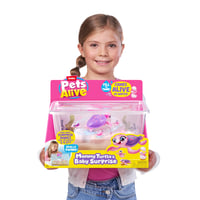 Pets Alive ZURU Mommy Turtle Surprise Robotická korytnačka hračka pre deti interaktívna figúrka s prekvapením 7
