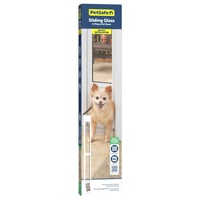 PetSafe 2-dielne dvierka pre domáce zvieratá do posuvných sklenených dverí – malá veľkosť 1