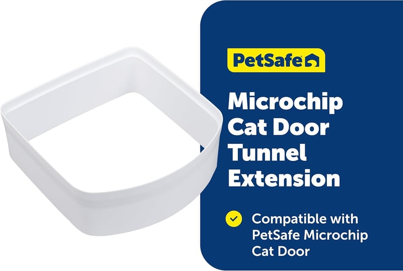 PetSafe Alagút Hosszabbítás Macska Csapóajtóhoz 168x165mm Fehér